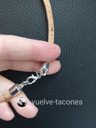 ⭐ Collar de la paz en zamak y corcho  🎁