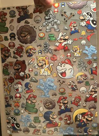 Carpeta de Super Mario Bros Nintendo - Sin abrir