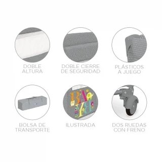 Cuna de Viaje dos alturas ASALVO