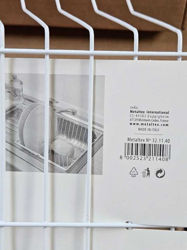 Cestello Scolapiatti Metaltex Piccolo