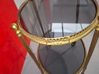 Carrito de servicio vintage mesa auxiliar antigua