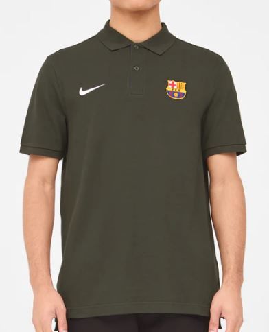 Barça Polo M Oficial Verde Nuevo Nike 23-24