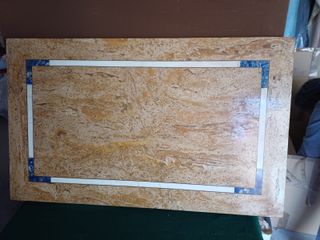 Piano di marmo rettangolare