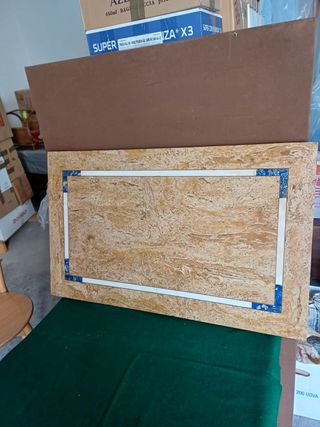 Piano di marmo rettangolare