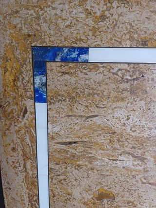 Piano di marmo rettangolare