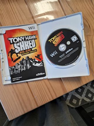 Tabla skate tony hawk+juego wii