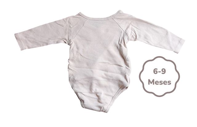 Body Bege Zippy 6-9 meses