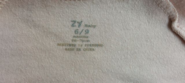 Body Bege Zippy 6-9 meses