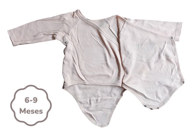 Body Bege Zippy 6-9 meses