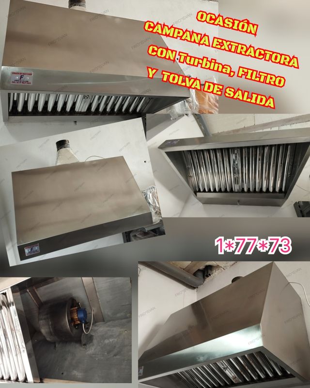 Campana extractora industrial 