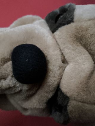 PELUCHE PERRO BULLGOG GRANDE MUY SUAVE AL TACTO