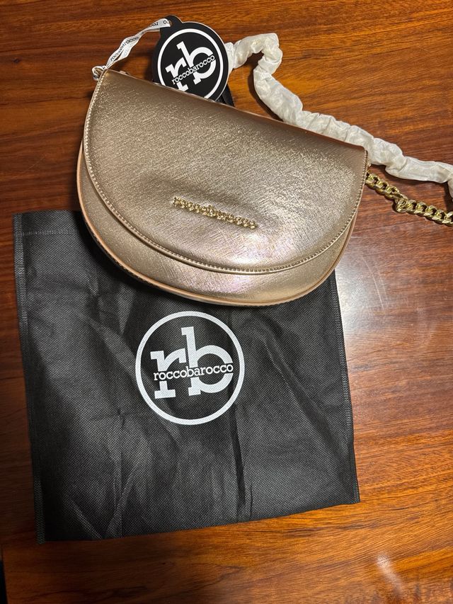 Bolso Oro Rosa Rocco Barocco