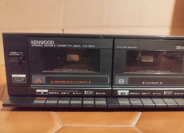 Kenwood Stereo Double Cassette KX-35W Anno 1987