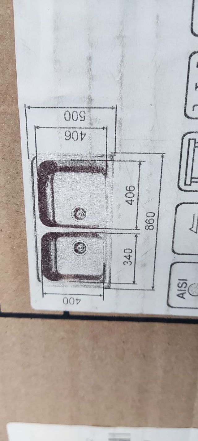 fregadero teka  mod classic 2b , dos senos