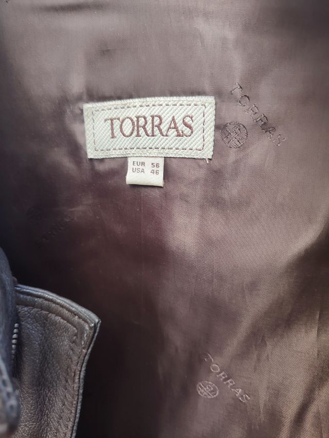 Chaquetón 3/4 de piel