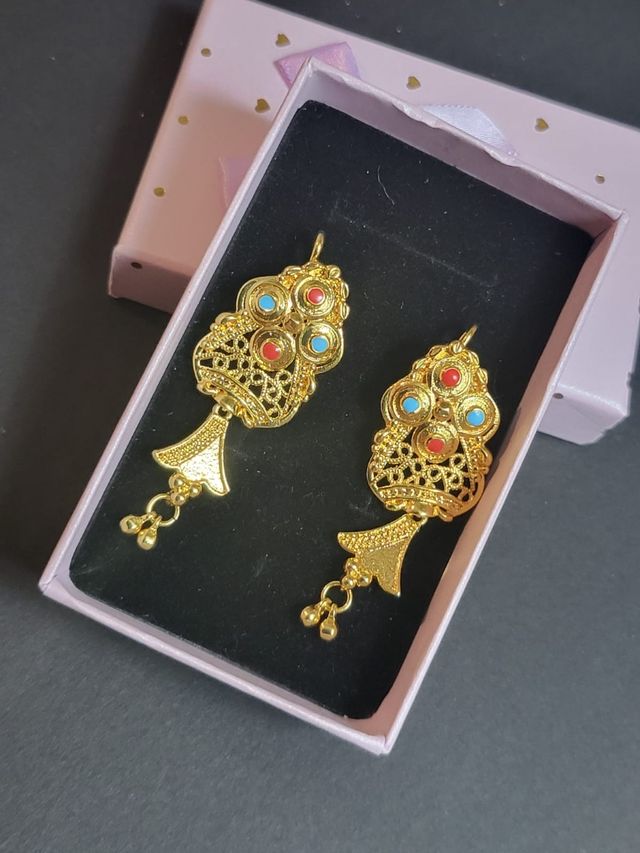 Pendientes de oro laminado 15€