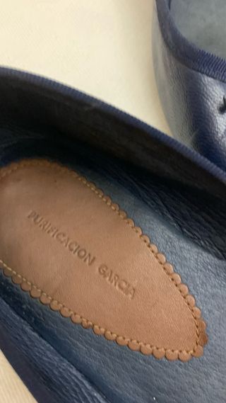 Bailarinas piel Purificacion Garcia talla 38
