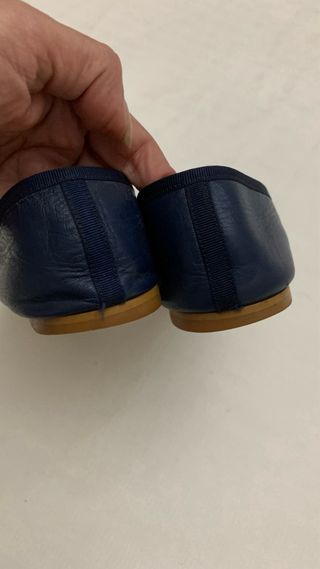 Bailarinas piel Purificacion Garcia talla 38