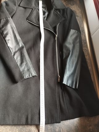Abrigo perfecto tipo biker Suite Blanco 