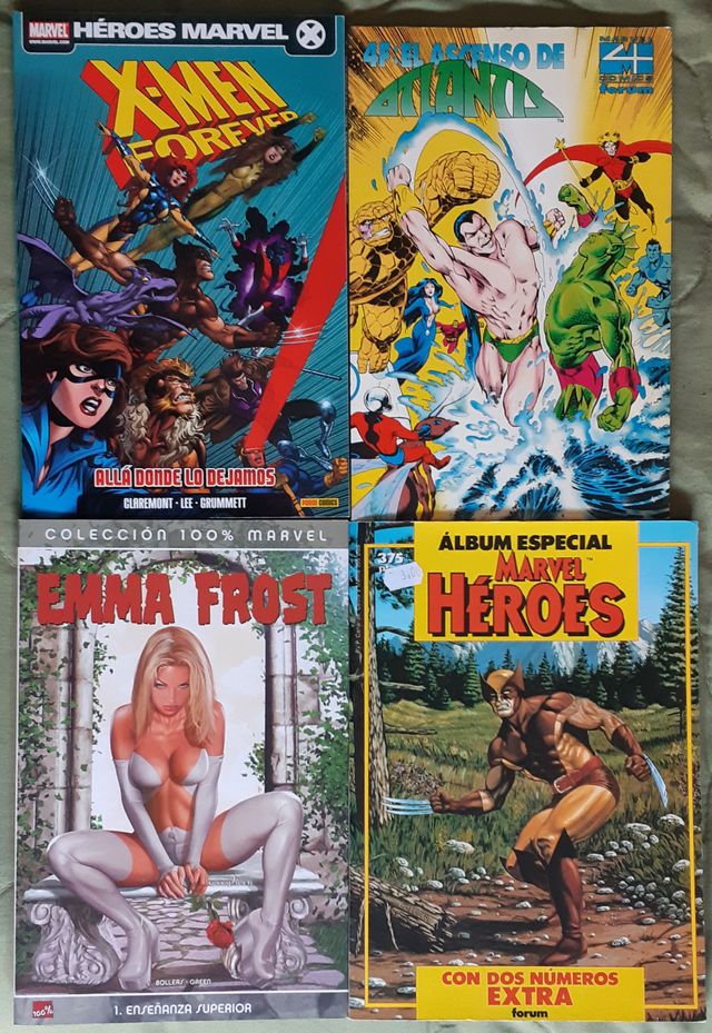 Tomos Marvel Varios X-Men Spiderman 4 Fantásticos