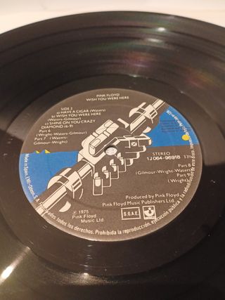 Disco vinilo PINK FLOYD, Wish you were
