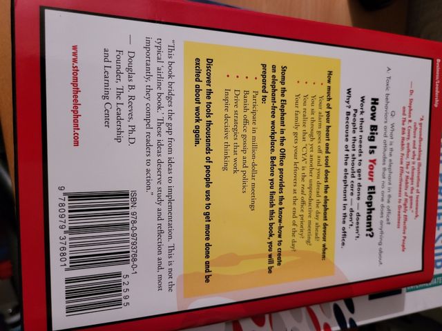 Stomp the Elephant in the Office