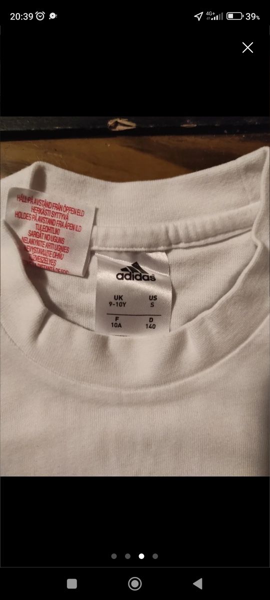 Camiseta deportiva talla 9/10