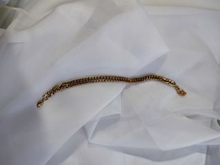 Pulsera vintage de cadena de doble eslabón