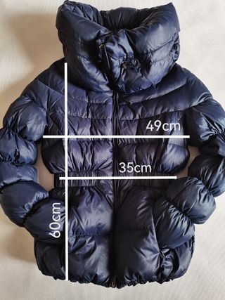 Giacca imbottita in vera piuma, 650gr