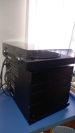 Tocadiscos con minicadena