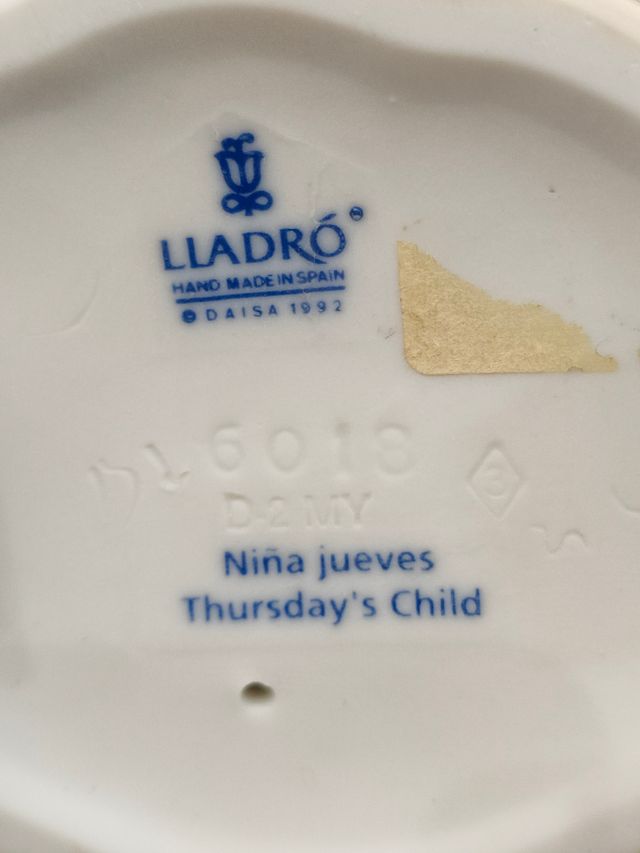 Figura de Lladró "La niña del jueves"