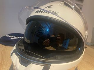 CASCO SHARK RIDILL 2 BLANK WHITE/BLANCO XS