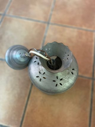 Lampara de techo forma de farole - vintage