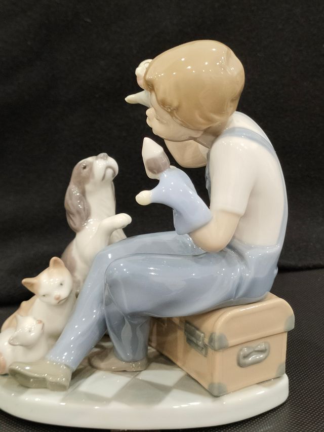 Figura de Lladró "Espectáculo de marionetas"