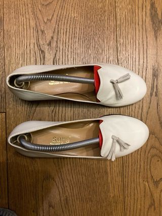 Scarpe vernice bianca 36/37