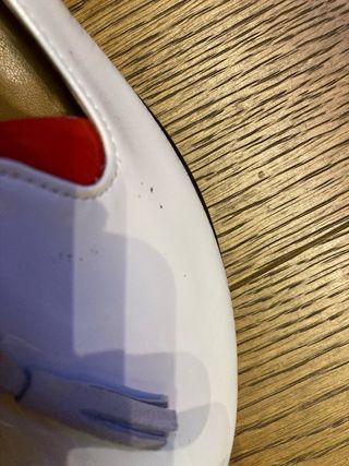 Scarpe vernice bianca 36/37