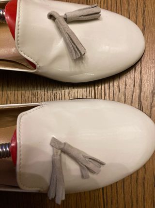 Scarpe vernice bianca 36/37