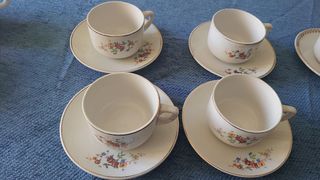 TAZAS ANTIGUAS Muy BONITAS un par 10 euros