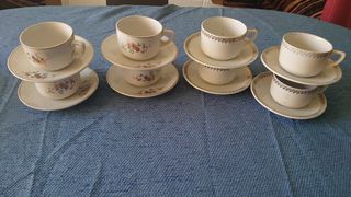 TAZAS ANTIGUAS Muy BONITAS un par 10 euros