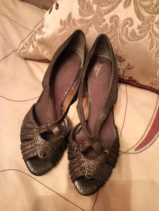 Zapatos corte ingles muy elegantes, verde met