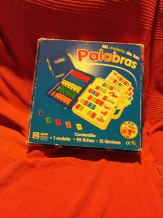 Juego de aprender MI MALETA DE PALABRAS