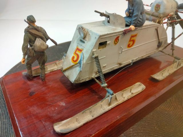 Maqueta de deslizador soviético