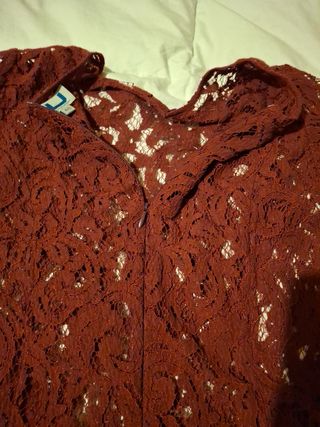 Vestido fiesta adolfo dominguez encaje