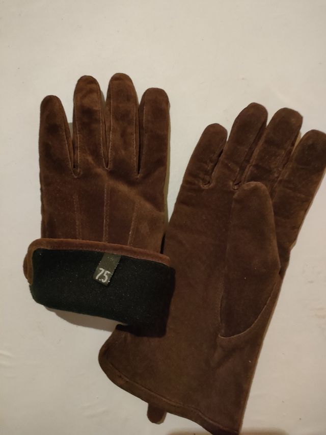 Guantes unisex de ante 
