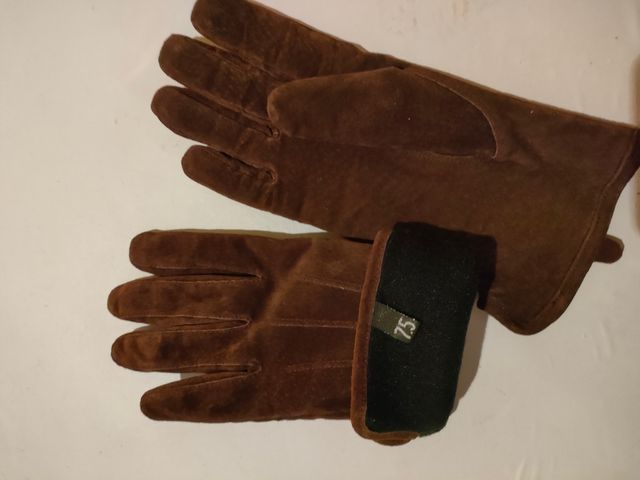 Guantes unisex de ante 