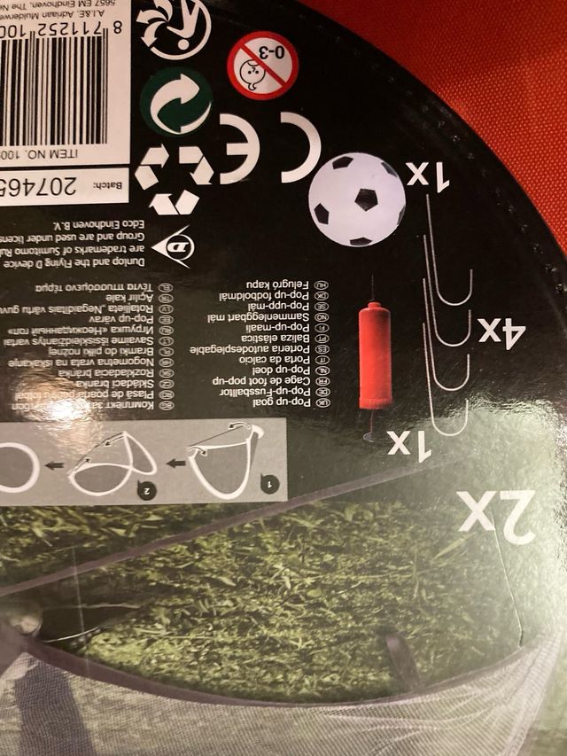 Porte calcio bambini piccoli Dunlop