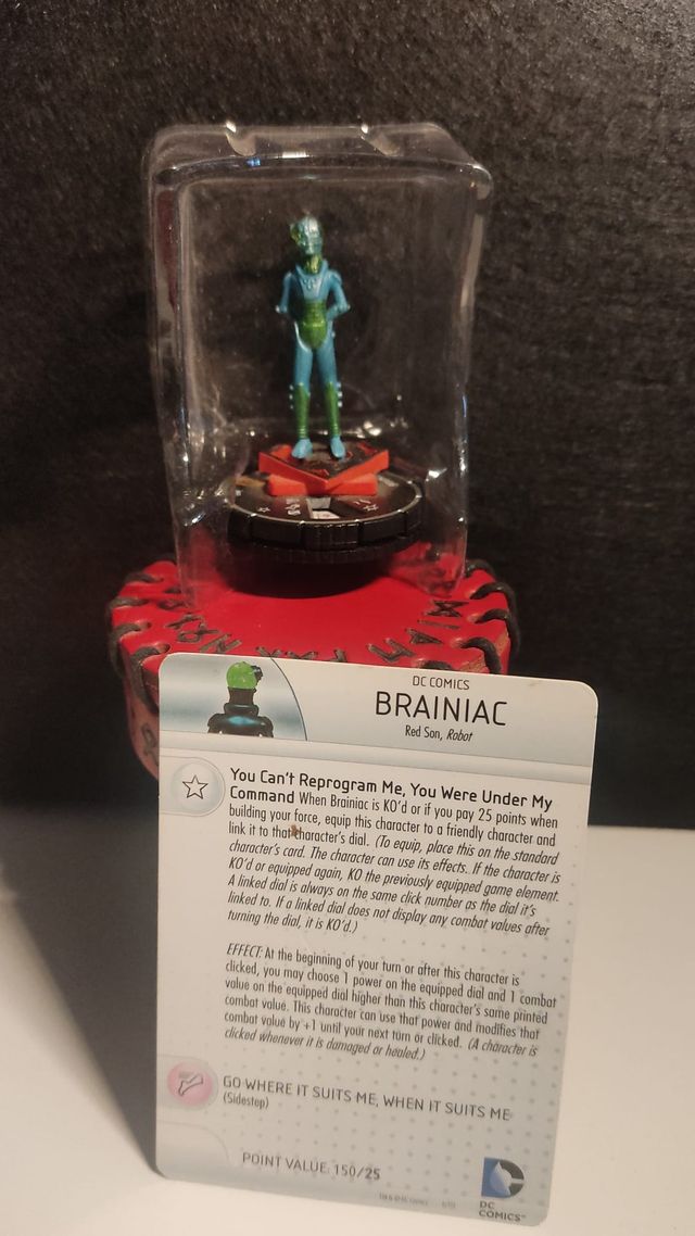 DC HeroClix Superman & Wonder Woman 063 Brainiac