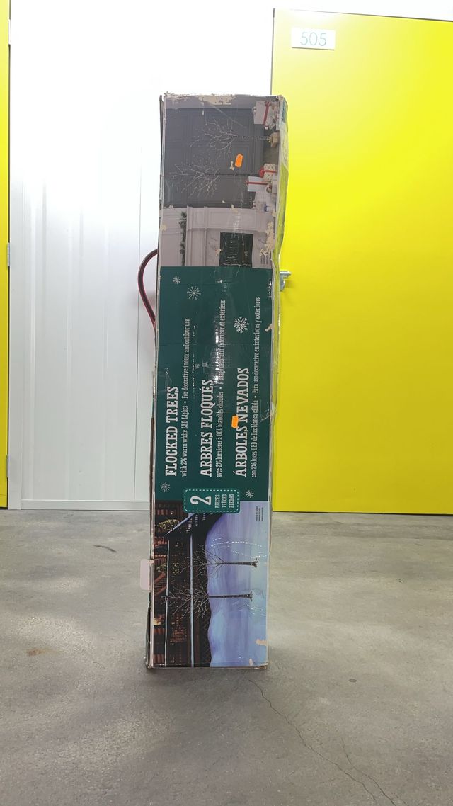 Arbol de navidad con luces para exterior