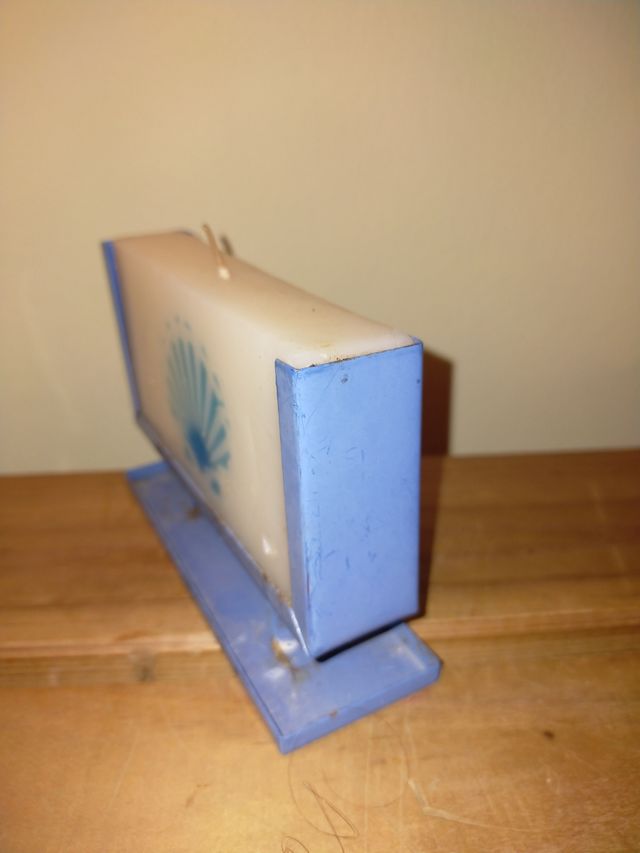 Camino de santiago vela y portavelas vintage