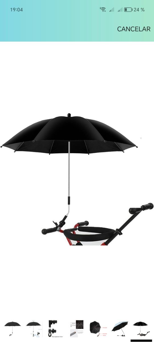 Sombrilla para cochecito de bebé